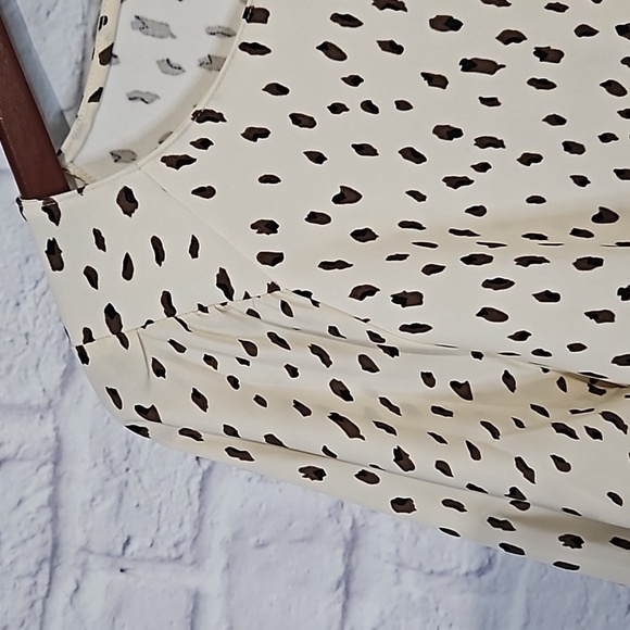 Melloday animal print long sleeve blouse - Picture 4 of 9